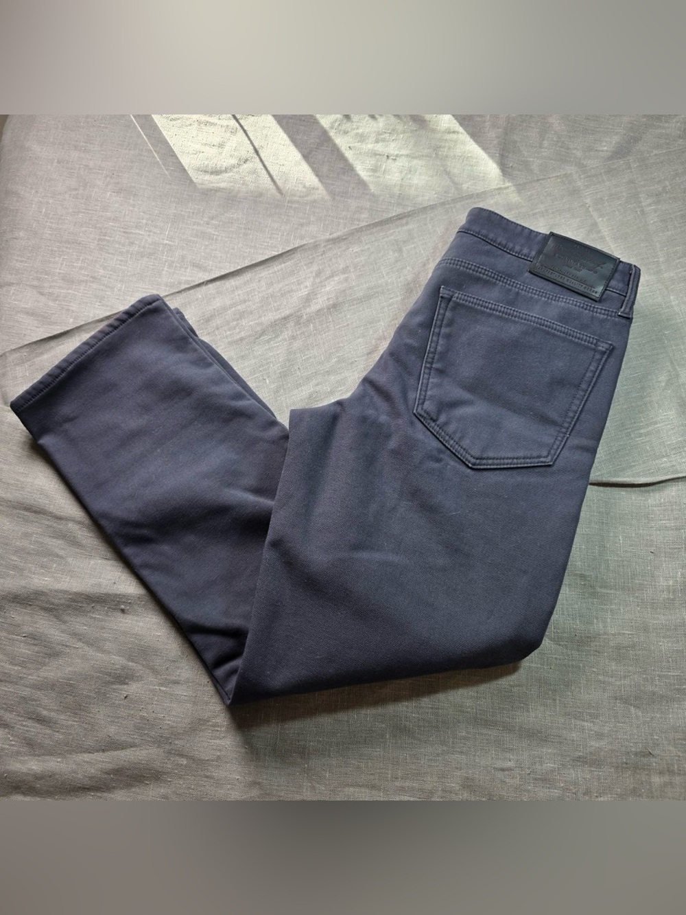 Weatherproof Vintage Mens 34x30 Fleece Lined Pants Canvas Gray Straight Casual